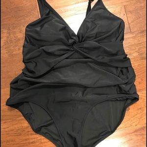 Old Navy One Piece Black Bathing Suit size XXL